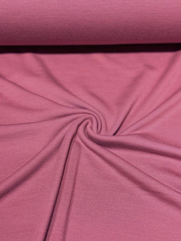 Merinoull-interlock, rosa