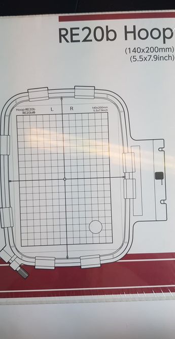 Hovedbilde Broderiramme RE20B 500E/550E