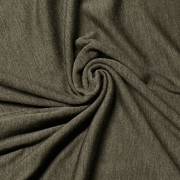 Hovedbilde Merinoull-interlock, melert grønn