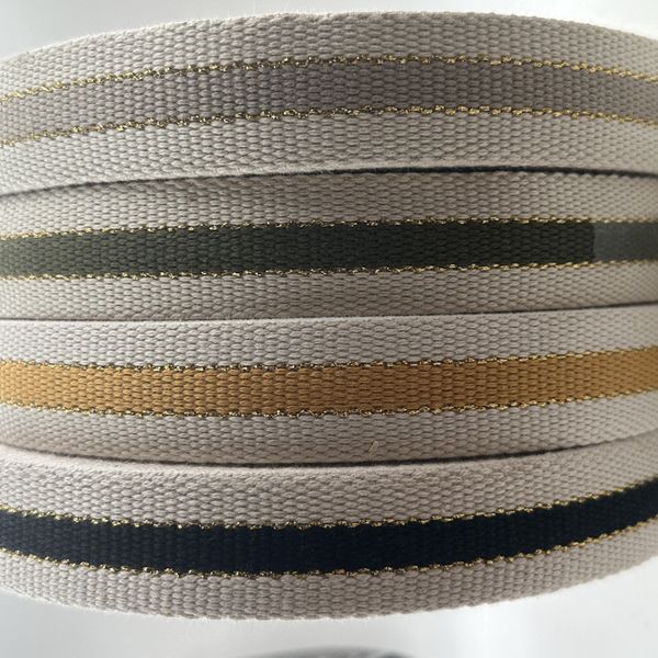 Hovedbilde Bånd med glitter, sennepsgul