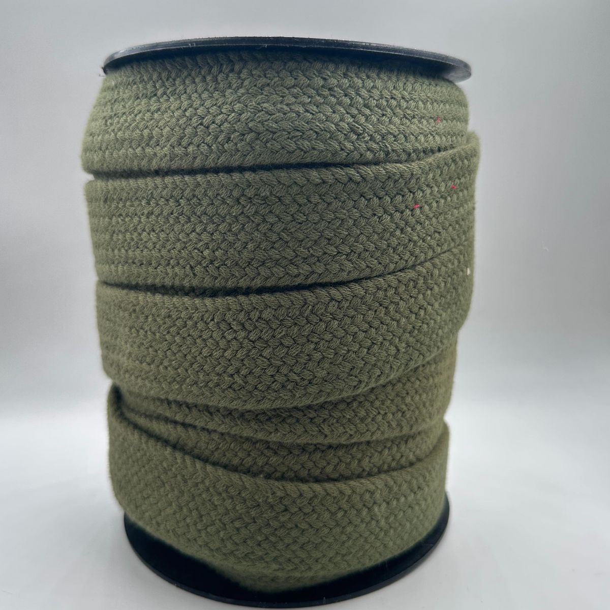 Tykt bånd, 3 cm, millitærgrønn