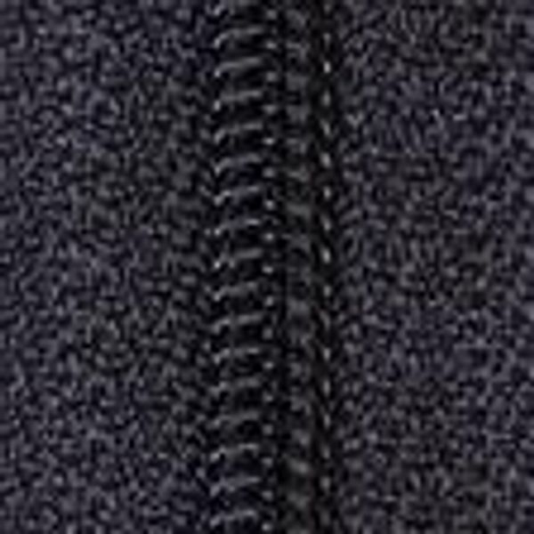 Hovedbilde 1 meter glidelås med 4 glidere, svart