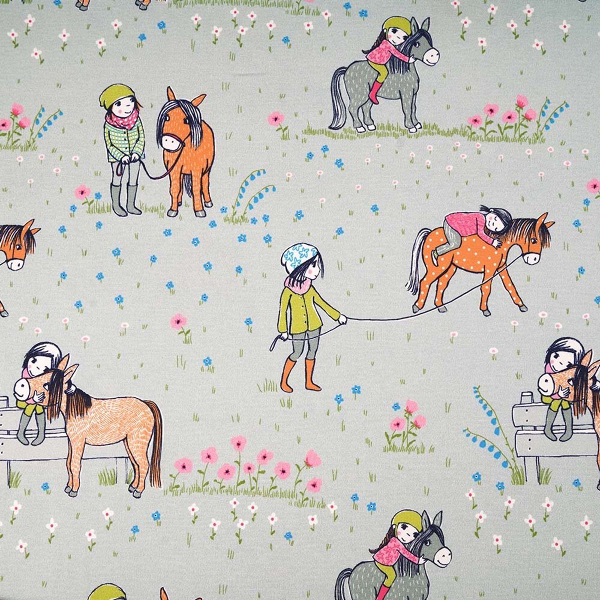 Økologisk bomullsjersey, ridetur