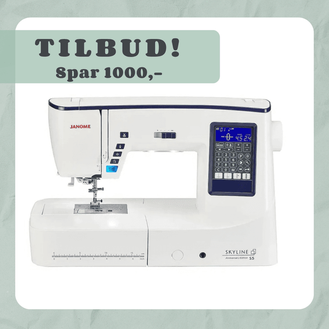 Hovedbilde TILBUD! Janome Skyline S5 Anniversary Edition