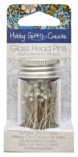 Hovedbilde Hobby Gift Create - Knappenåler med glasshode