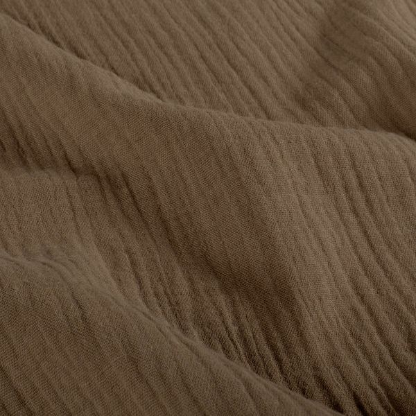 Hovedbilde NYHET! Økologisk musselin, taupe grey