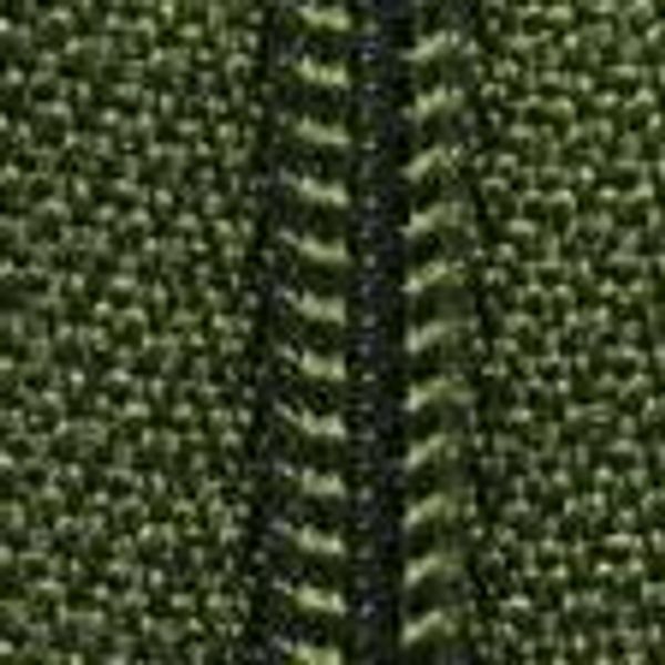 Hovedbilde 1 meter glidelås med 4 glidere, oliven